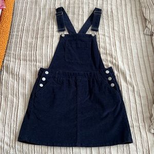 Navy corduroy dress